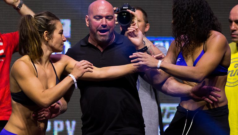 Dana White separa a Miesha Tate y Amanda Nunes en pesaje