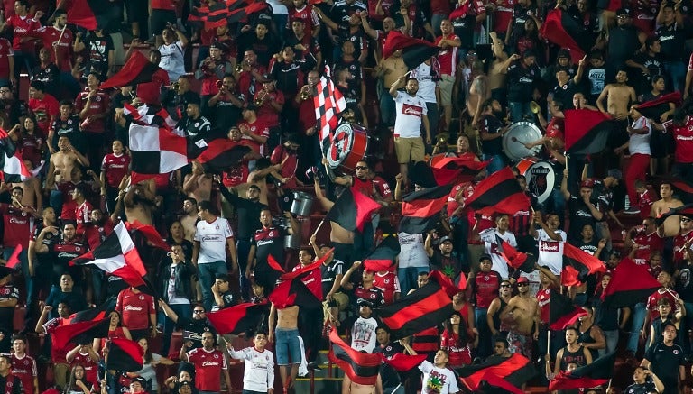 Afición de Xolos durante un partido