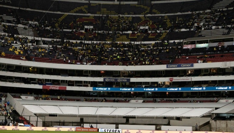 Panorámica del Azteca en el juego contra Chiapas