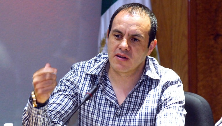 Cuauhtémoc Blanco en conferencia de prensa