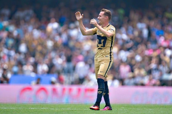 Abraham González, en el duelo contra Chivas en CU