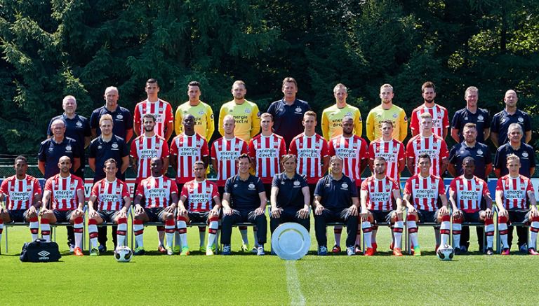 Fotografía oficial del PSV para la temporada 2016-2017