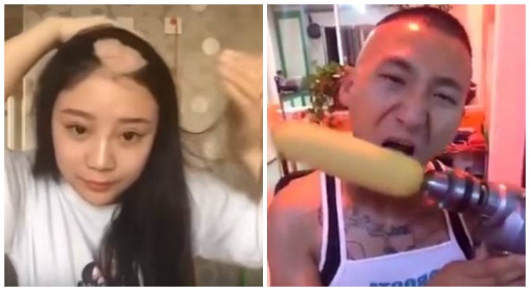 Mujer pierde cabello y joven los dientes en el reto del elote con taladro