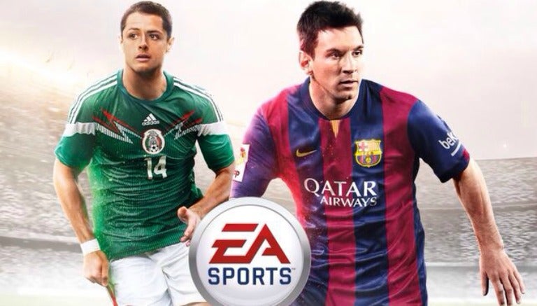 Chicharito y Messi en la portada de 2014