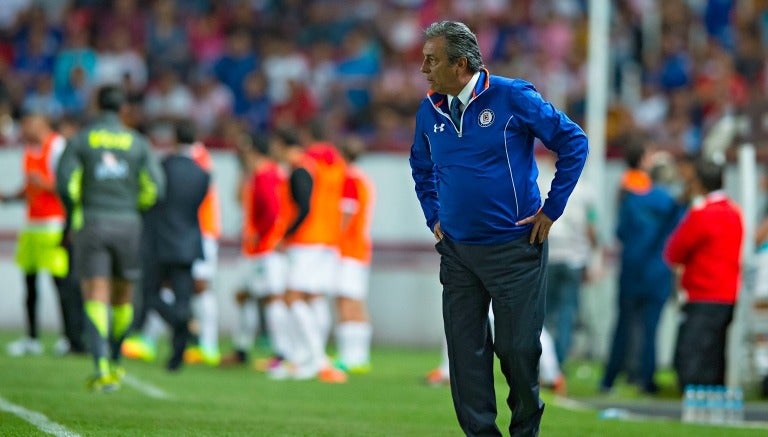 Tomás Boy en un partido de Cruz Azul