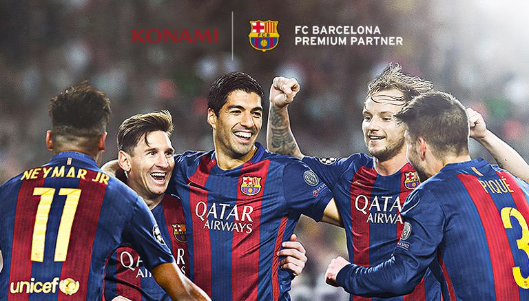 Konami firmó un acuerdo con el Barcelona