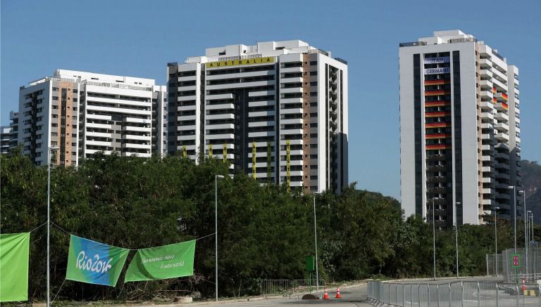 Vista de los apartamentos de la Villa Olímpica en Río 2016