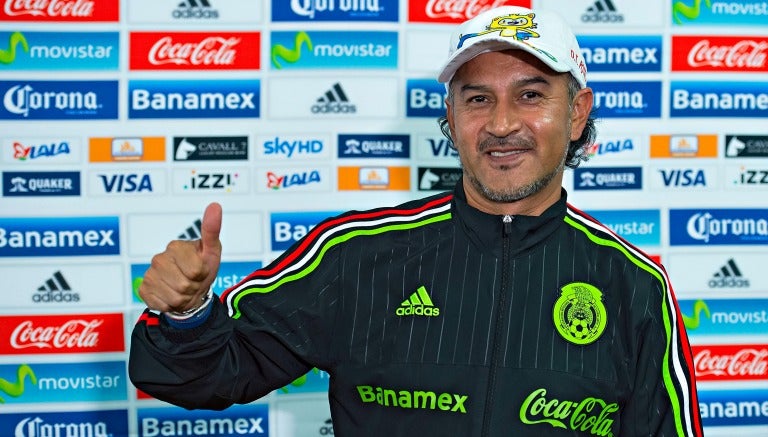 Raúl Gutiérrez, durante la conferencia previo al partido contra la selección de Argentina