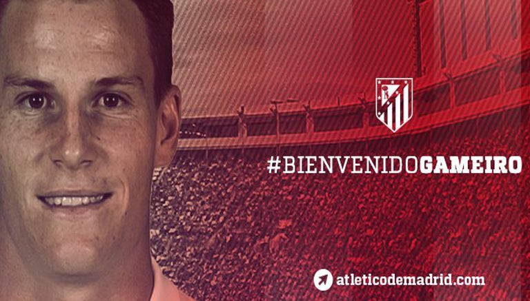 Así le dio la bienvenida el Atlético a Gameiro en Twitter