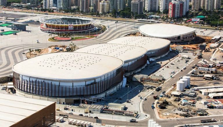 Foto aérea del Parque Olímpico en Río 2016