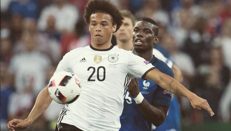 Leroy Sané, en duelo contra Francia