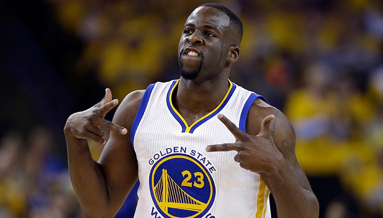 Draymond Green durante un partido con los Warriors