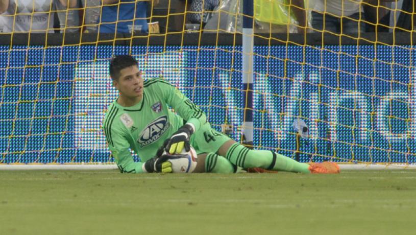 Jesse González defendiendo los colores del Dallas FC