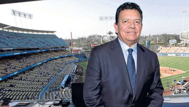 El Toro Valenzuela en el Dodger Stadium