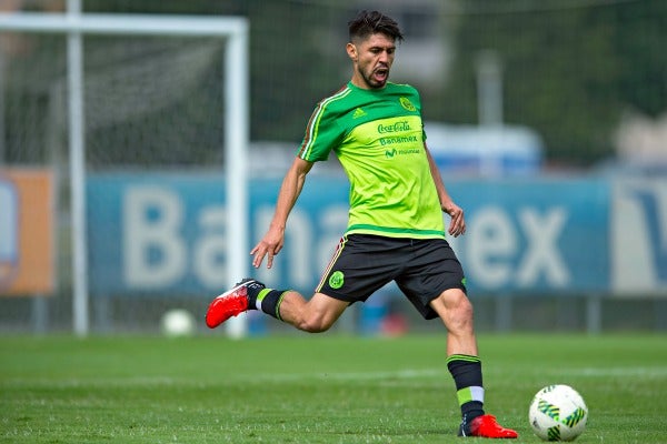 Oribe entrenando con la Selección Sub 23