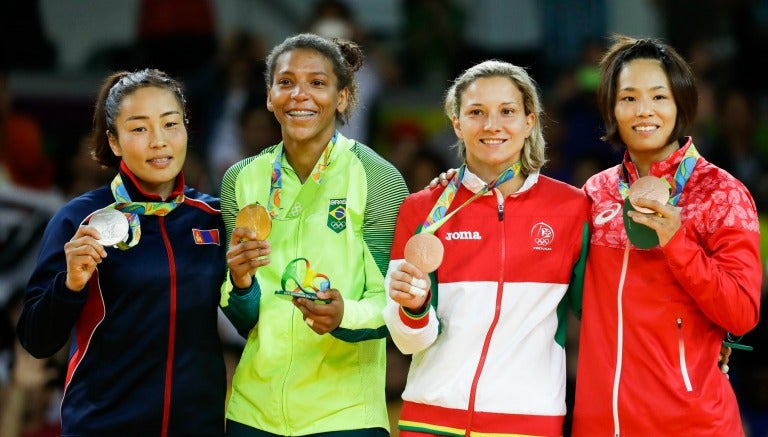 Rafaela Silva, medallista de oro en la prueba de judo categoría 57 kg en Río 2016