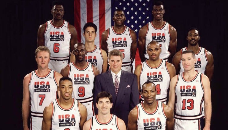 Miembros del Dream Team que compitieron en Barcelona 92