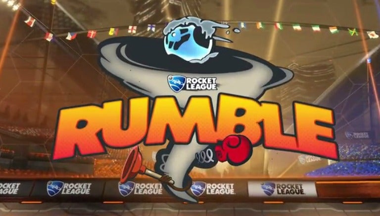 La entrada del juego The Rocket League Rumble