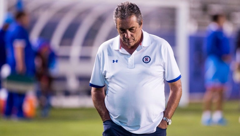 Tomás Boy en un partido de Cruz Azul