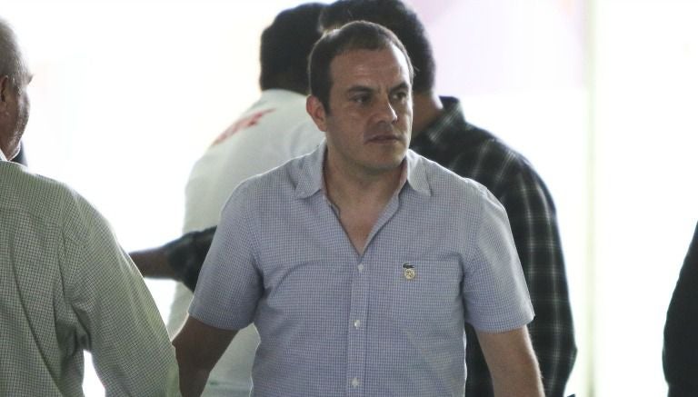 Cuauhtémoc Blanco asiste a un partido de la Selección Sub 23