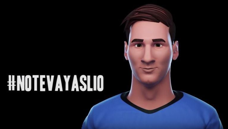 Así luce Messi en el videojuego