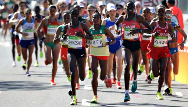 Maratón femenio en los Juegos Olímpicos de Río 2016