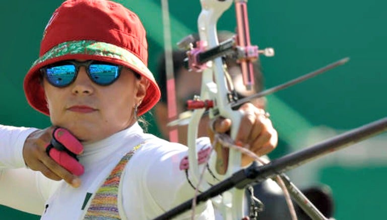 Aída Román participando en los JO de Río 2016