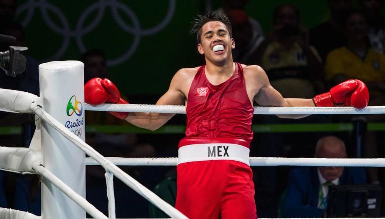 Misael Rodríguez tras ganar su combate en Río