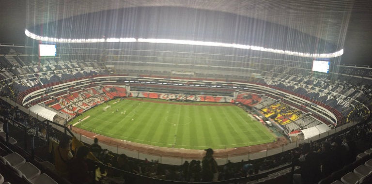 Gradas del Estadio Azteca lucen casi vacías contra Venados 