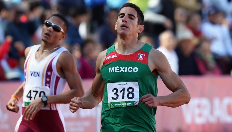 José Carlos Herrera en una competencia en Xalapa