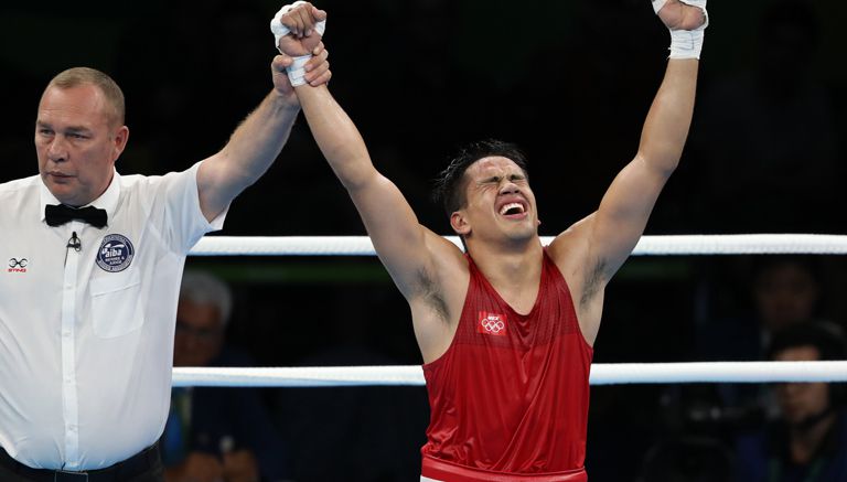 Misael Rodríguez celebra victoria en Río 2016