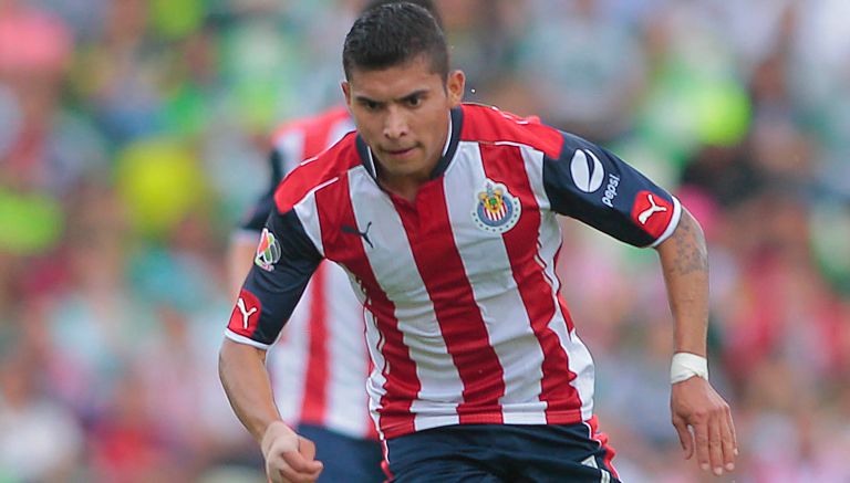 Orbelín Pineda, en un juego de Chivas en A2016