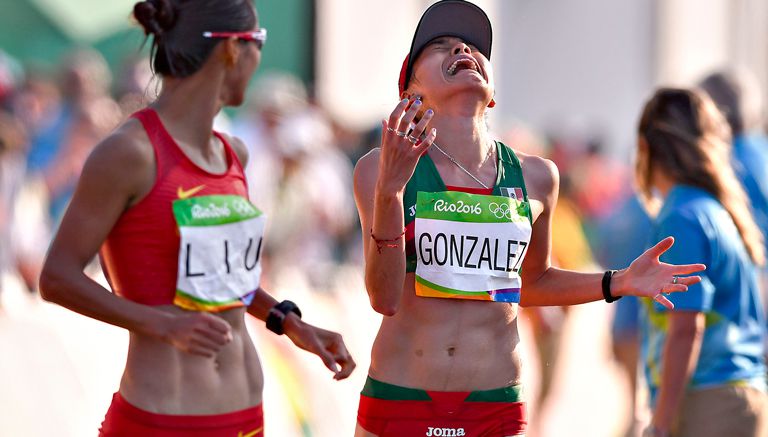 Lupita González llega a la meta en Rio 2016