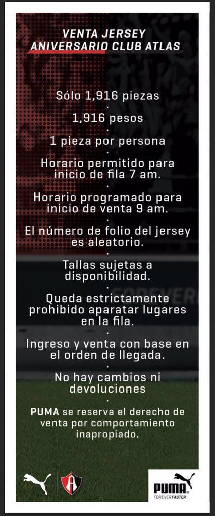 Lineamientos para adquirir la camiseta del Centenario rojinegro