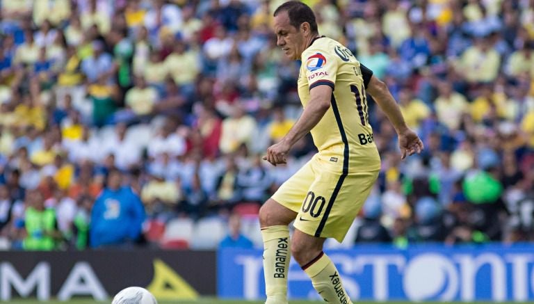 Blanco, durante su último encuentro con el América