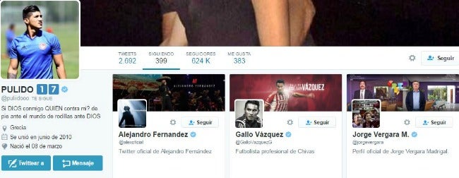 Alan comenzó a seguir en Twitter a Vergara y Vázquez