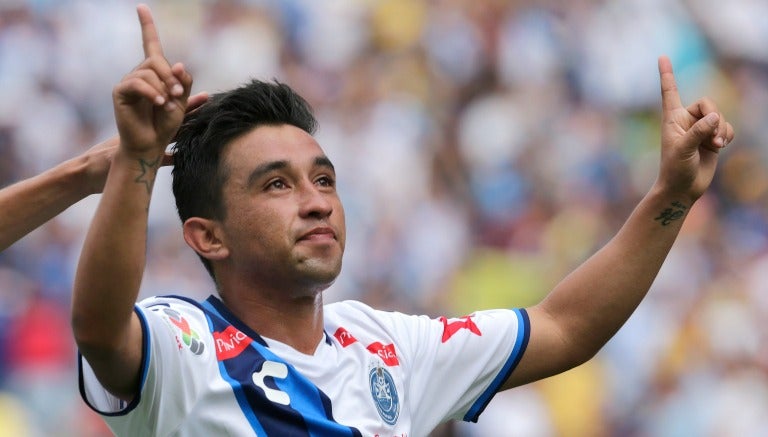 Christian Bermúdez celebra su gol frente al América