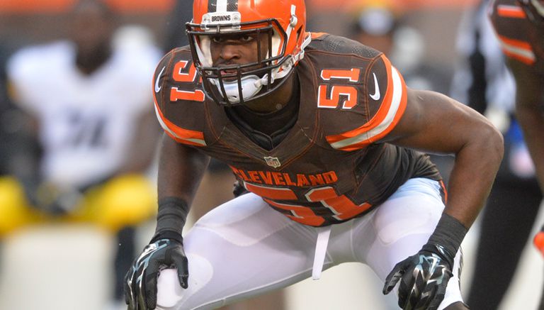 Barkevious Mingo, durante un juego con los Browns