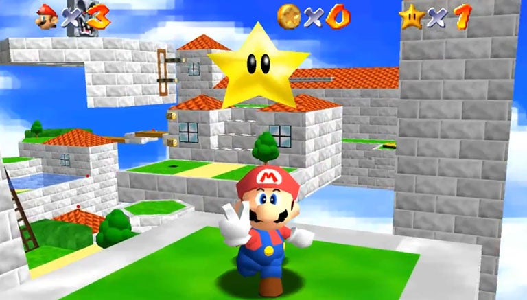 Super Mario 64 se estrena el 23 de junio de 1996 y se convierte en un éxito