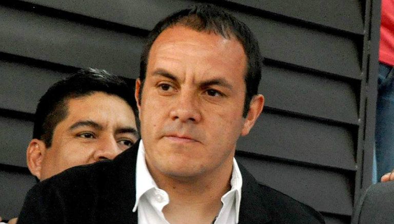 Cuauhtémoc Blanco durante un evento 