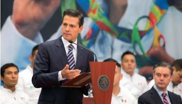 Enrique Peña Nieto pronuncia un discurso sobre Río 2016