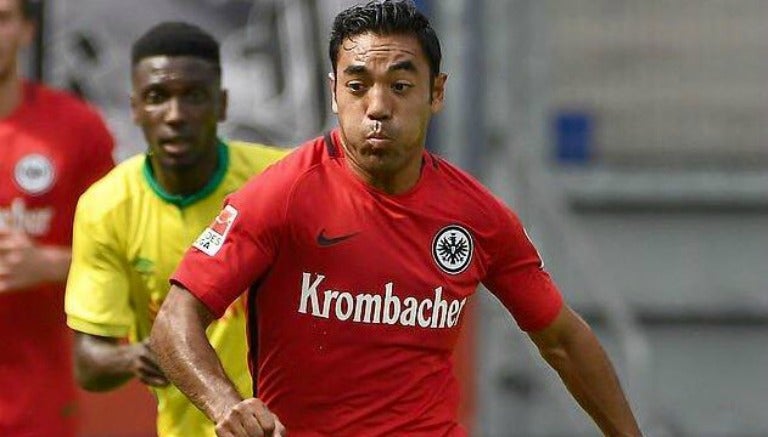 Fabián, en un partido de pretemporada con Eintracht Frankfurt