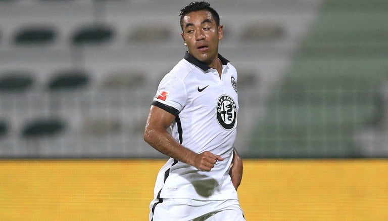 Marco Fabián, en un encuentro del Frankfurt