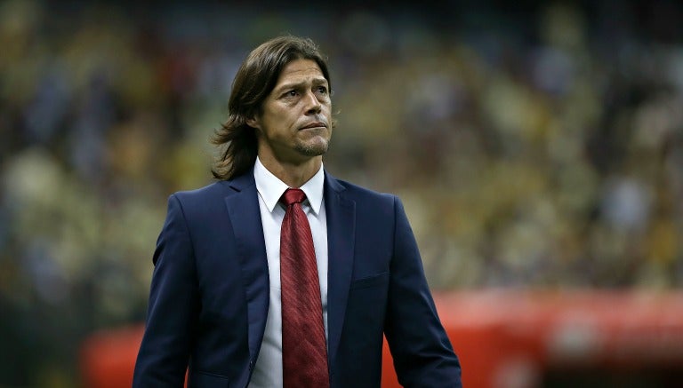 Matías Almeyda en el encuentro contra América