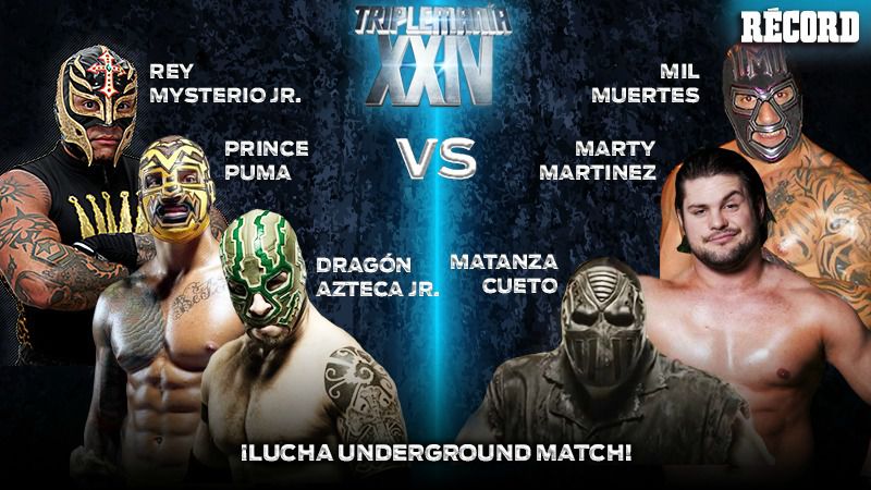 Esta es la pelea programada para Rey Mysterio y compañía