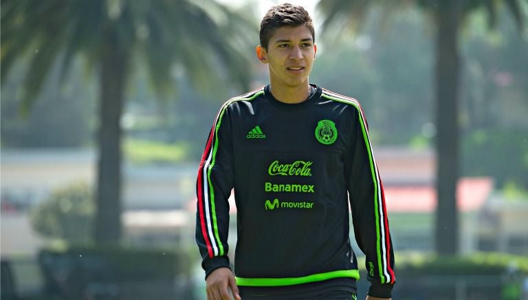 Ángel Zaldívar, durante la concentración de la Selección Nacional