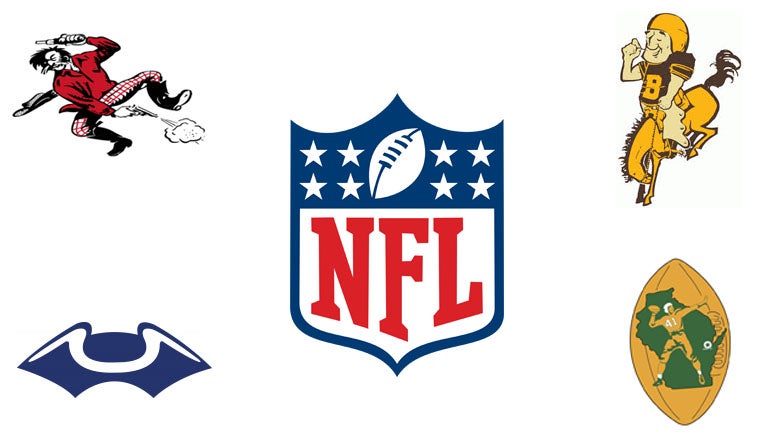 Logos históricos de los cascos de la NFL