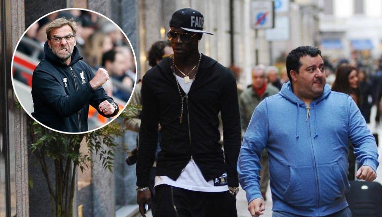 Raiola y Balotelli hacen un recorrido por Italia