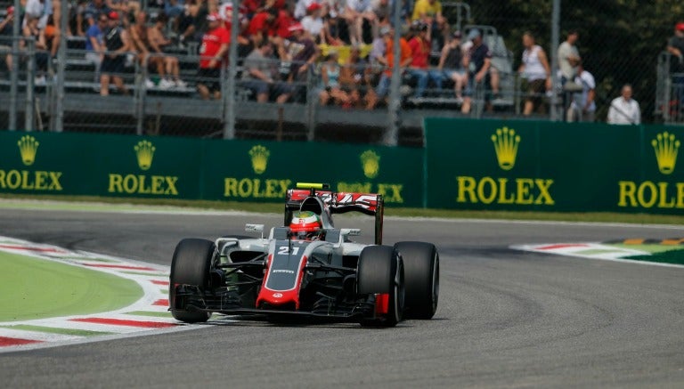 Esteban Gutiérrez durante el fin de semana del GP de Italia