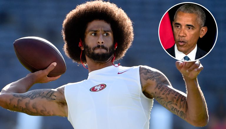 Kaepernick en un juego con los 4ers de San Francisco